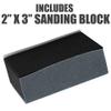 Micro-Mesh 9 Sanding Sheet Introductory Woodworkers Kit with a 2 inch by 3 inch Foam Sanding Block view 4