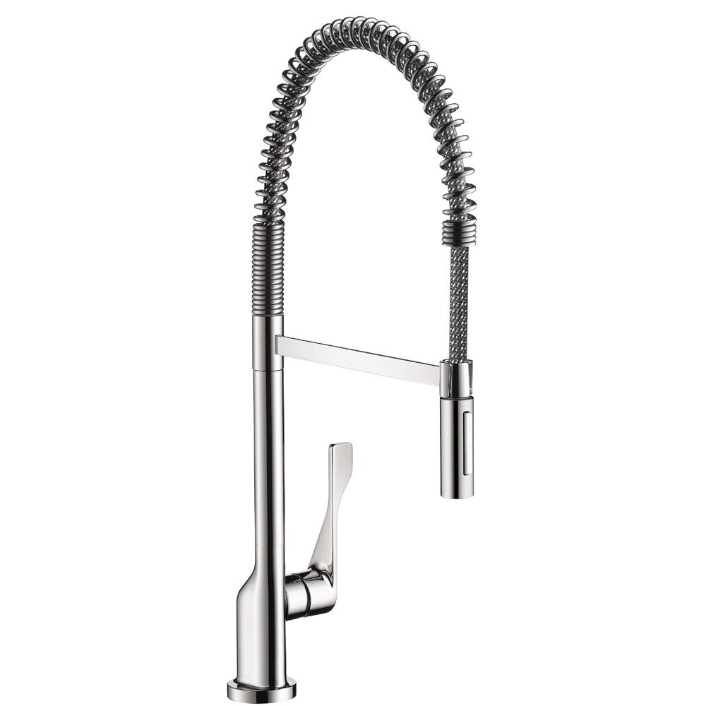 AXOR Citterio Chrome Commercial Kitchen Faucet, Kitchen Faucets with Pull Down Sprayer, Faucet for Kitchen Sink, Chrome 39840001