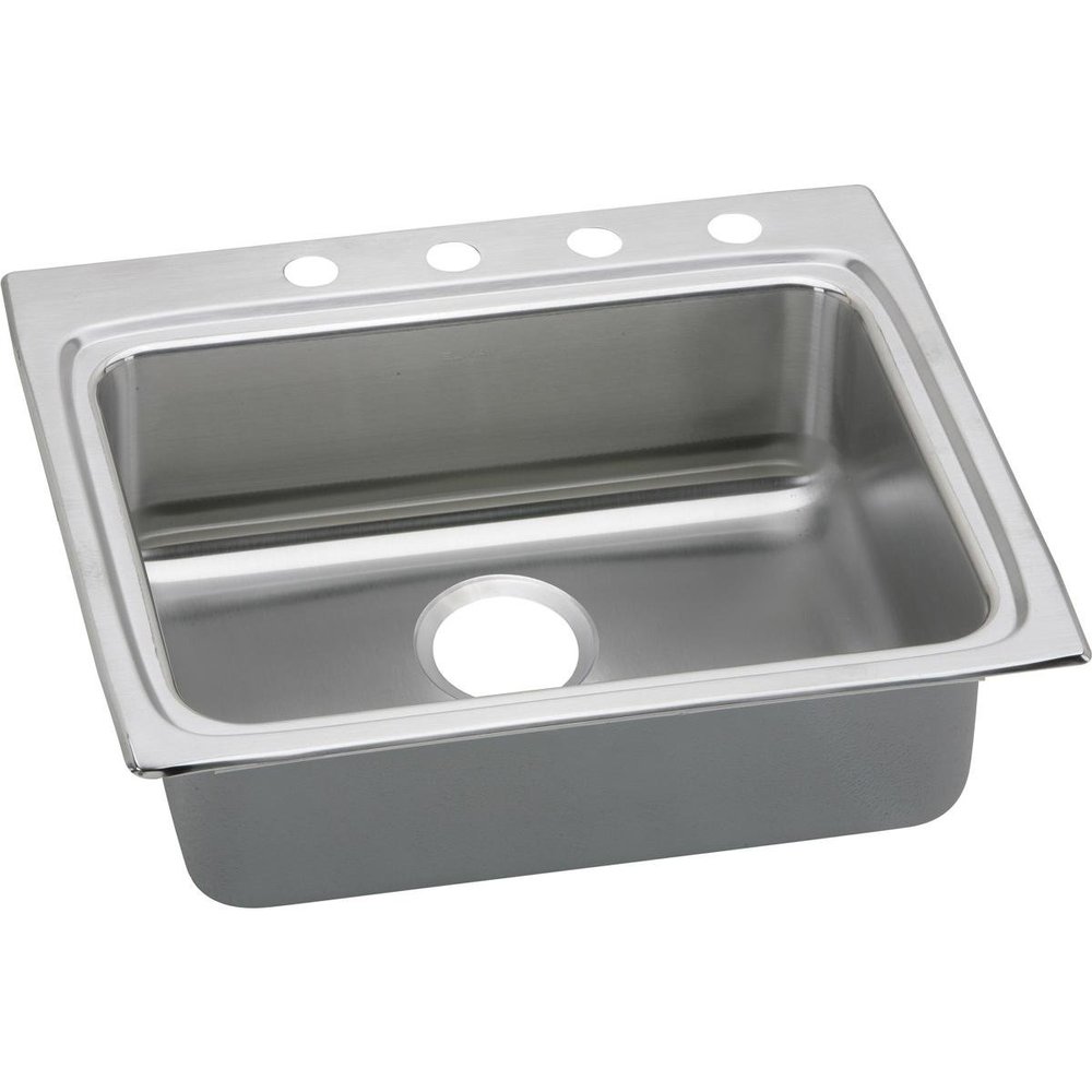 Elkay Lustertone Classic LRAD2522653 Single Bowl Drop-In Stainless Steel ADA Sink