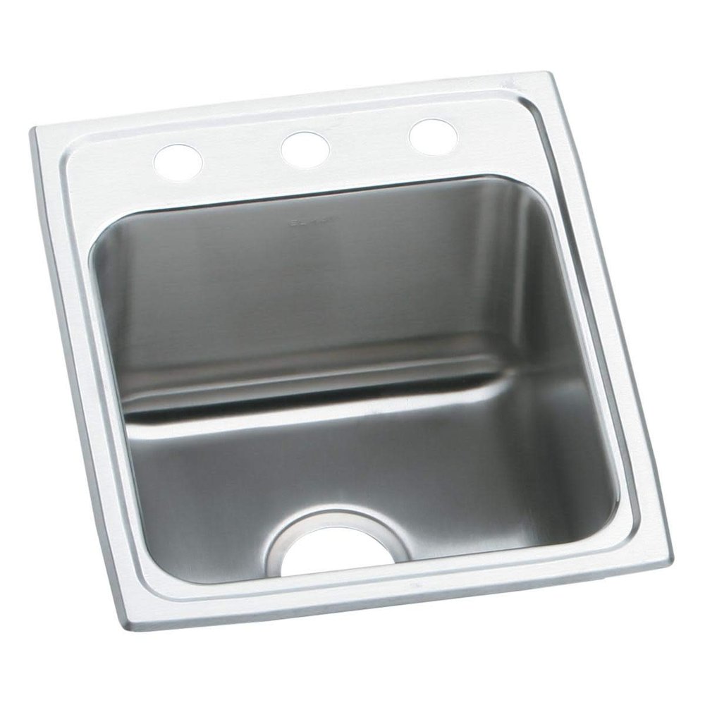 Elkay LRAD1522603 Classic Stainless Steel 15" x 22" x 6" Single Bowl Drop-In ADA Sink