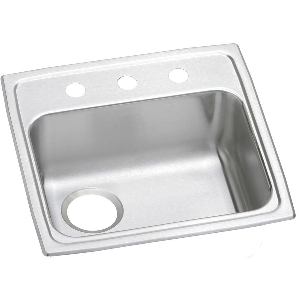Elkay Celebrity PSRADQ191955L3 Single Bowl Top Mount Stainless Steel ADA Sink