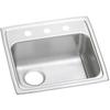 Elkay Celebrity PSRADQ191955L3 Single Bowl Top Mount Stainless Steel ADA Sink view 1