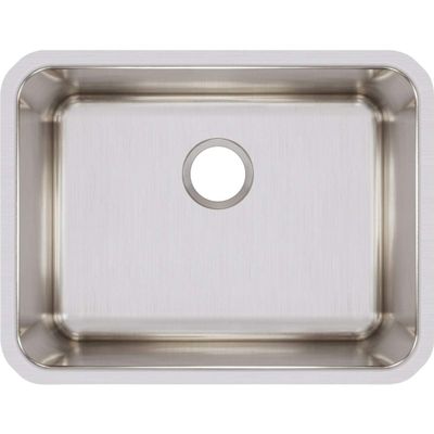 Elkay ELUH2115 Lustertone Classic Single Bowl Undermount Stainless Steel Sink
