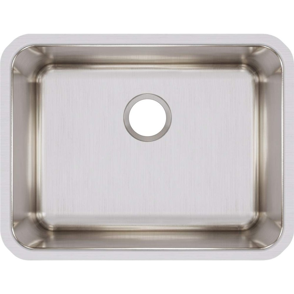 Elkay ELUH2115 Lustertone Classic Single Bowl Undermount Stainless Steel Sink