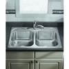 STERLING 11401-4-NA Southhaven 33-inch by 22-inch Top-mount Double Equal Bowl Kitchen Sink, Stainless Steel view 2