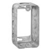 Steel City 593611/2 4" x 2-1/8" Utility Box Exension Ring, One Gang, 1-7/8" Deep, 1/2" Knockouts, Pre-Galvanized Steel, Drawn Construction view 4
