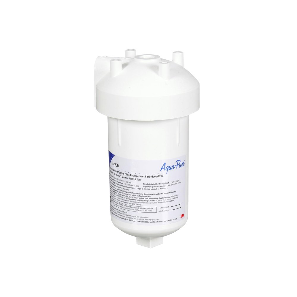 3M Aqua-Pure Under Sink Water Filter System AP200, Full Flow 1.75 Gallons per Minute, Flows Through Cold Water Side of Faucet, Reduces Sediment, Chlorine Taste and Odor