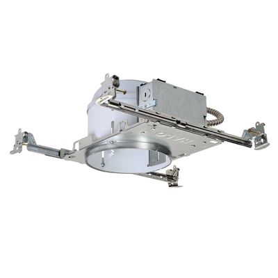 HALO H27T, 6" Housing Shallow Ceiling Non-IC 120V Line Voltage, Silver