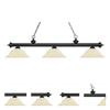 Z-Lite Billiard Light with Golden Mottle Shade view 2
