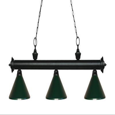 Z-Lite 200-3MB-MDG 3 Billiard Light, Matte Black