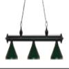 Z-Lite 200-3MB-MDG 3 Billiard Light, Matte Black view 1
