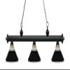 Riviera - 3 Light Island/Billiard in Billiard Style - 14.25 Inches Wide by 14.75 Inches High-Matte Black Finish-Matte Bl view 2