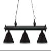 Riviera - 3 Light Island/Billiard in Billiard Style - 16 Inches Wide by 13.25 Inches High-Matte Black Finish-Matte Black view 2
