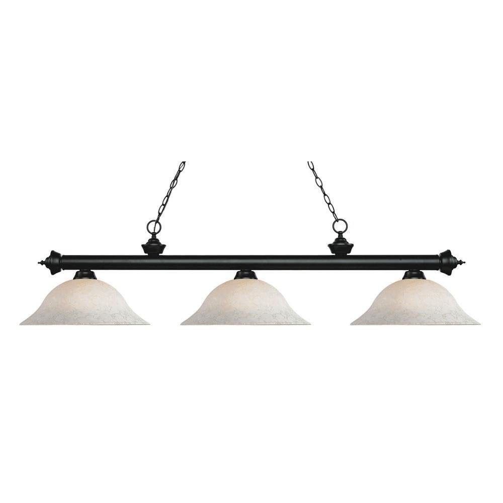 Riviera - 3 Light Island/Billiard in Billiard Style - 16 Inches Wide by 13.25 Inches High
