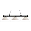 Riviera - 3 Light Island/Billiard in Billiard Style - 16 Inches Wide by 13.25 Inches High view 1