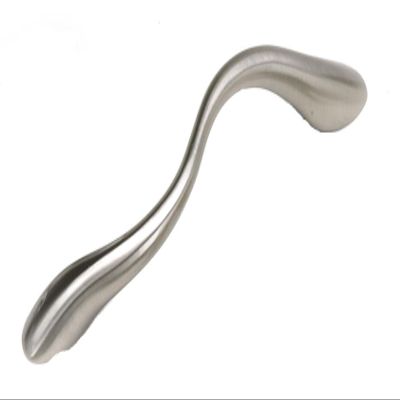 Cabinet Hardware 96Mm Squiggly Pull, Satin Nickel