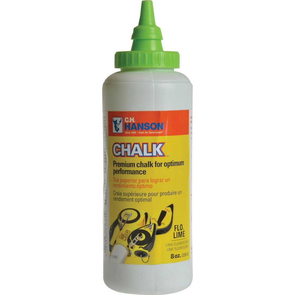 CH Hanson 11055 Flo Lime 8 oz. Chalk Refill