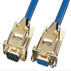 LINDY 7.5m VGA Cable - Premium Gold SVGA Monitor Extension Cable (37255)