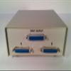 AB 2 Way Switch Box, DB25 Female view 2