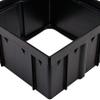 NDS 1216 Catch Basin Riser for 12 Inch Square Catch Basin Drain and 12 Inch Low-Profile Adapter Drain, Black view 2