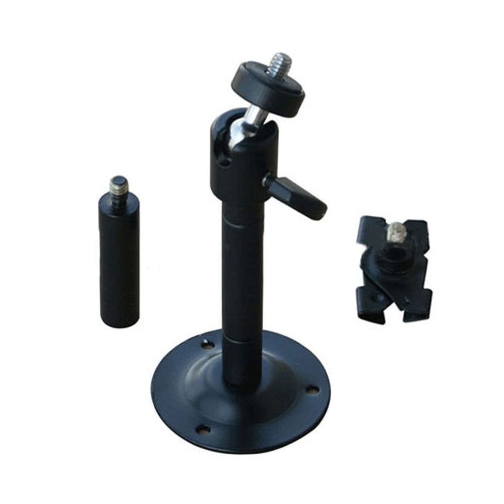 VideoSecu One Height Adjustable 2"-6" Camera Wall Ceiling Mount Bracket for CCTV CCD Box Body Camera Pan Tilt Bracket 1BO