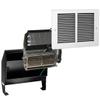 Cadet Register Electric Wall Heater Multi-Watt 1500W 120V, White - Bathroom view 4