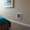 Cadet Com-Pak Electric Wall Heater Complete Unit With Thermostat (Model: CSC102TW, Part: 67505), 3415/2560 BTU, 240/208 Volt, 1000/750 Watt, White view 3