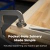 Kreg R3 Jr. Pocket-Hole Jig System - Portable Kreg Pocket-Hole Jig - Easy Clamping & Adjusting - Includes Positioning Sliders - For Materials 1/2" to 1 1/2" Thick view 3