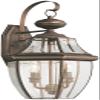 Generation Lighting 8039EN-71 Traditional Two Light Outdoor Wall Lantern from Lighting-Lancaster Collection in Brass Finish, Antique Bronze view 1