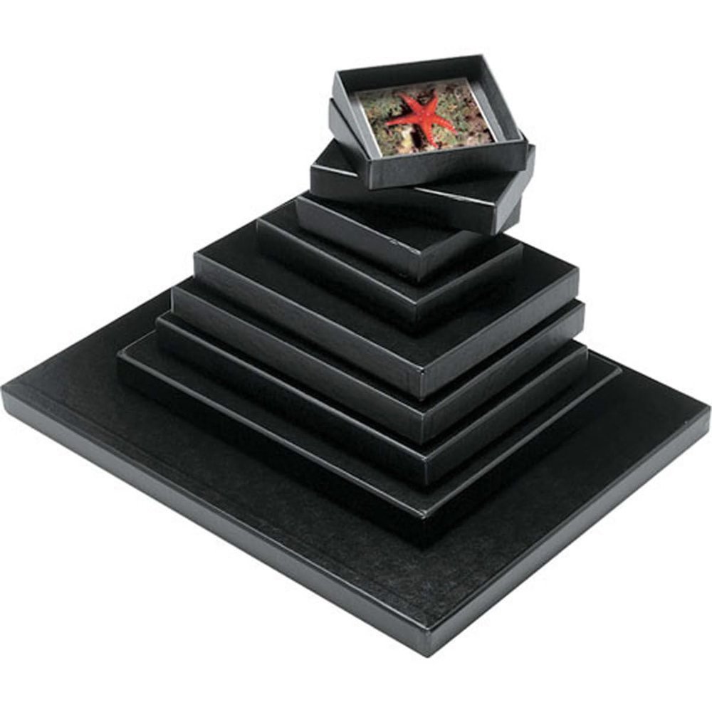 Print File FB810, 8x10" Film and Print Archival Storage Box, Dimensions: 8-3/8x10-3/8x1-1/8" Deep, Black
