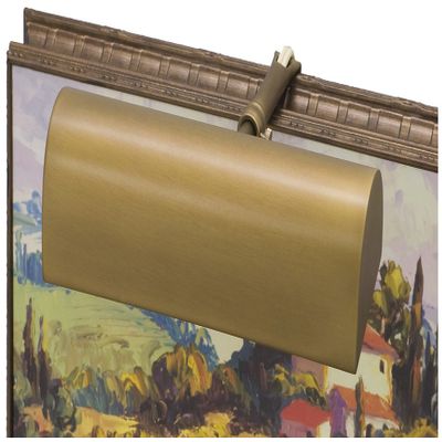 House of Troy T8-76 Traditional Picture Light, 8", Weathered Brass
