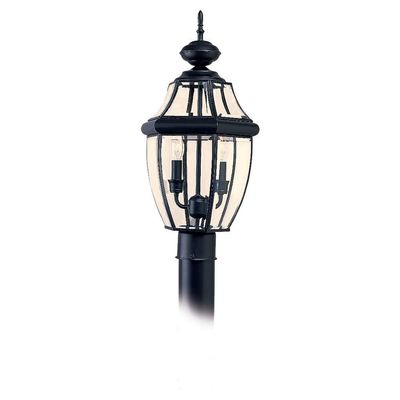 Generation Lighting Lancaster 2-Light 21.5-in. Post Lantern in Black