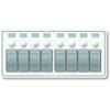 Blue Sea Systems 8271 Contura Water Resistant 12V DC Circuit Breaker Panel - White 8 Position view 1