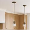 Hinkley Plantation 5317PZ One Light Pendant - Pineapple Motif, Clear Optic Glass Shade - Pearl Bronze view 3