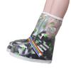 The Clover Transparent Unisex Rain Proof Shoes Cover Outdoor Riding Rain Boots (Tall canister, S) view 1