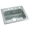 Kohler Sterling 14631-4-NA Middleton 25-inch by 22-inch Top-mount Single Bowl Kitchen Sink, Stainless Steel view 1