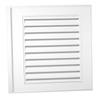 Duraflo 626075-00 Small Rectangular Gable Vent, 12 in W X 18 in H, 44 Sq-in, Polypropylene view 1