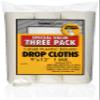 9' x 12' Premier Paint Roller 69730 Global Guard Plastic Dropcloth 1-Mil, 3-Pack view 2
