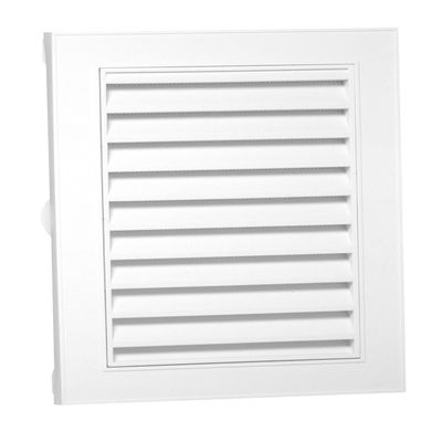 Duraflo 626080-00 Canplas Rectangular Gable Vent, 44 Sq-In, Polypropylene, 17" X 23"