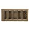 Imperial 4" x 12" Louvered Floor Register, Brown, RG2005 view 4