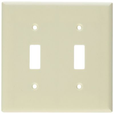 EATON Wiring 2G Almond Switch Plate 2139A-BOX