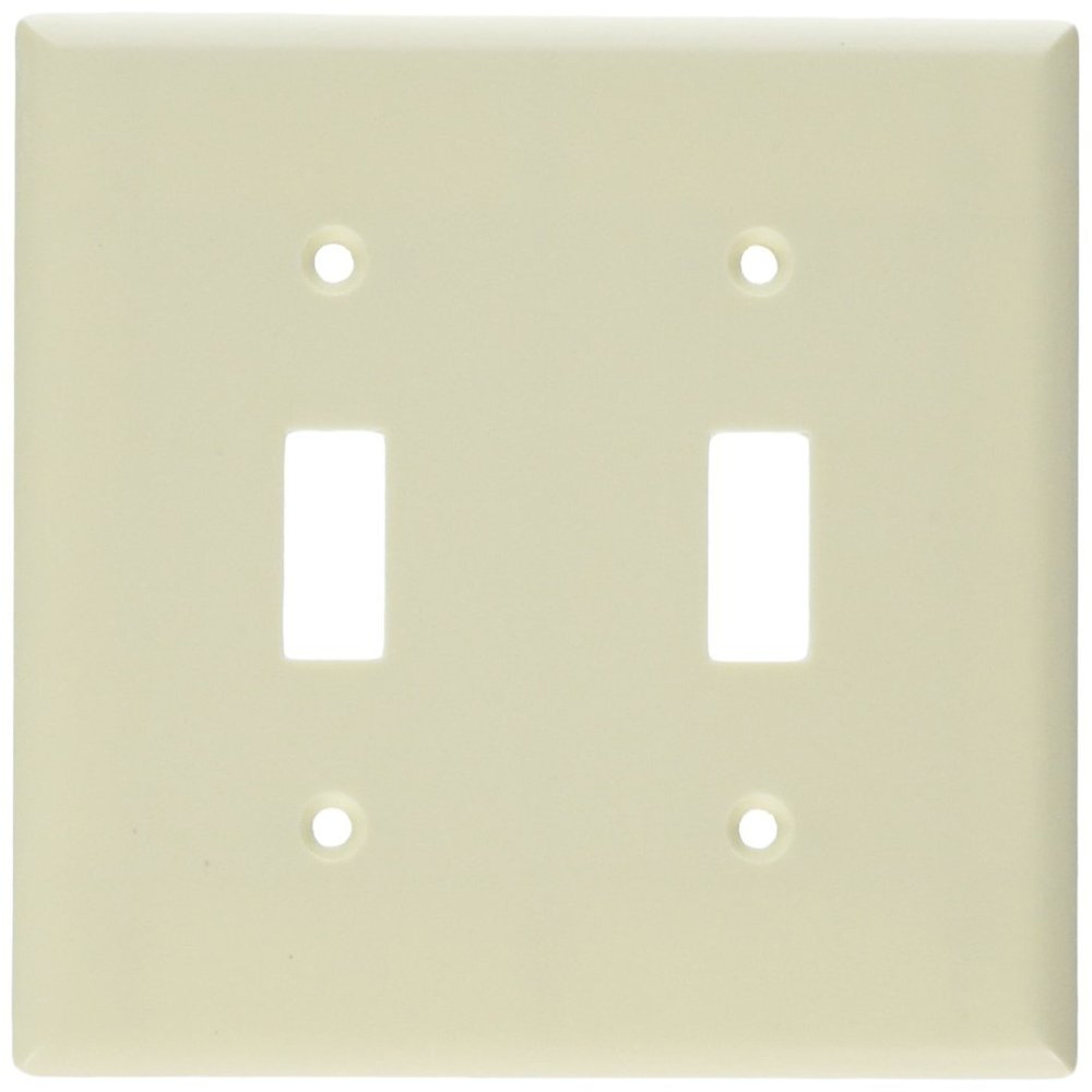 EATON Wiring 2G Almond Switch Plate 2139A-BOX