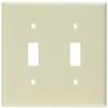 EATON Wiring 2G Almond Switch Plate 2139A-BOX view 1