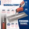 MARSHALLTOWN High Carbon Steel Finishing Trowel, 4 x 18 Inch Concrete, Masonry and Drywall Finishing Tool, Made in the USA, MXS81D view 4