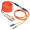 Tripp Lite 2M Fiber Optic Mode Conditioning Patch Cable LC/SC 6' 6ft 2 Meter view 2