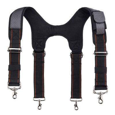 Ergodyne Arsenal 5560 Tool Belt Suspenders, Padded Shoulders, Adjustable , 36"-48"