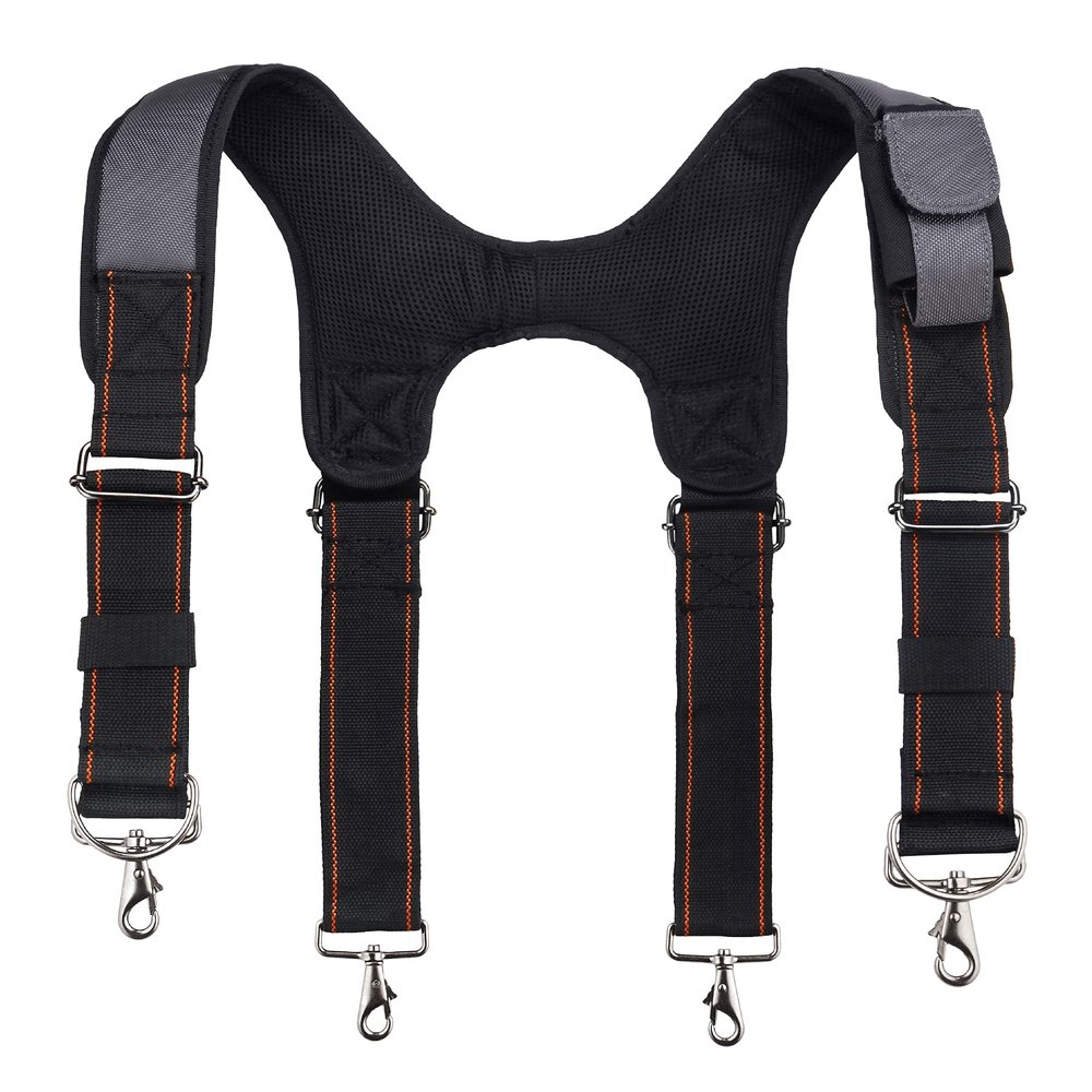Ergodyne Arsenal 5560 Tool Belt Suspenders, Padded Shoulders, Adjustable , 36"-48"