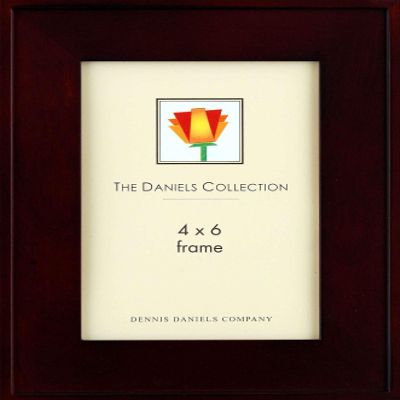 Dennis Daniels Step Molding Frame; 4"x6"; Dark Walnut Color Finish