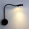 Luminturs(TM 3W LED Wall Sconces Picture Spot Lamp Fixture Flexible Pipe Button Light Warm White view 1