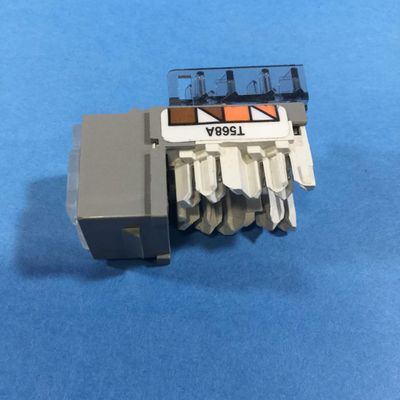 Hubbell HXJ6GY Nextspeeda Category 6 Jack, Universal, Gray